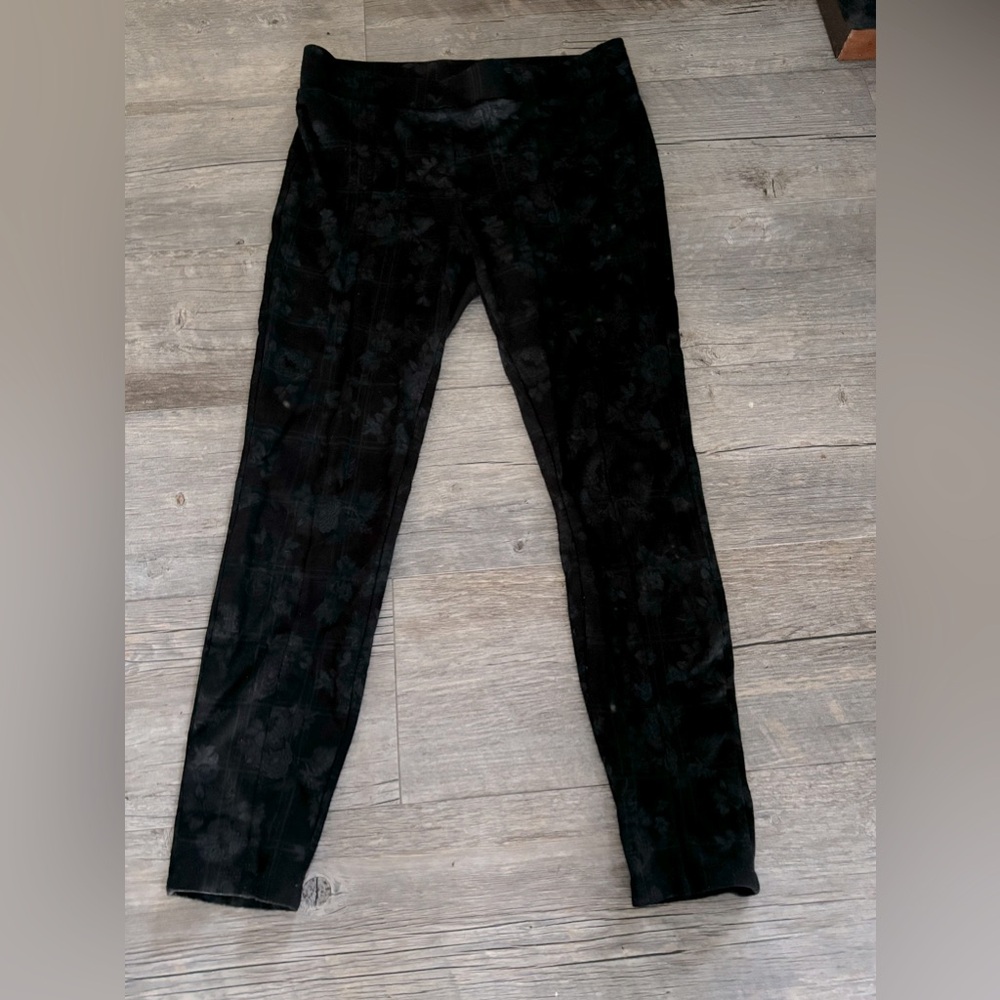 Black print leggings Medium